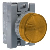 Lampka sygnalizacyjna 22VDC, LED BA9S, żółta | SP22-LG-220-LED\DC Spamel
