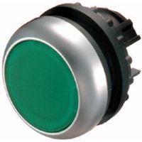 Przycisk płaski z samopowrotem, M22-D-G, zielony RMQ-Titan | 216596 Eaton