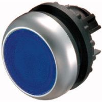 Napęd przycisku podświetlany z samopowrotem płaski, M22-DL-B, niebieski RMQ-Titan | 216931 Eaton