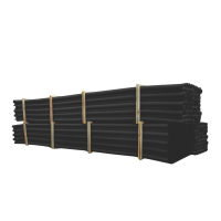 Rura sztywna karbowana dwuwarstwowa w odcinkach wzmoc. RODOH 110/92 750N czarna (6m/48szt) DVK | 11670 TT Plast