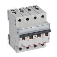 Wyłącznik nadprądowy S314 4P C 6A 10kA serii TX3 | 404252 Legrand