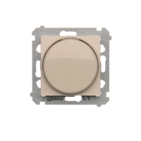 Ściemniacz naciskowo-obrotowy (moduł) 20–500 W, krem DS9T.01/41 Simon 54 | DS9T.01/41 Kontakt Simon