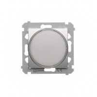 Sygnalizator świetlny LED – światło białe (moduł) 230V, srebrny mat | DSS1.01/43 Kontakt Simon