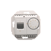 Regulator temperatury z czujnikiem wewnętrznym 16(2)A, 230V, srebrny mat DRT10W.02/43 Simon 54 | DRT10W.02/43 Kontakt Simon