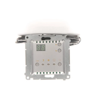Regulator temperatury z wyświetlaczem z czujnikiem zewnętrznym (moduł) 16(2) A, 230V, srebrny mat | DTRNSZ.01/43 Kontakt Simon