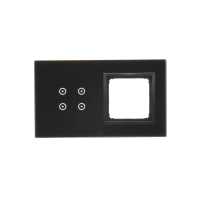 Panel dotykowy S54 Touch, 2 moduły, 4 pola dotykowe + 1 otwór na osprzęt S54, zastygła lawa | DSTR240/73 Kontakt Simon