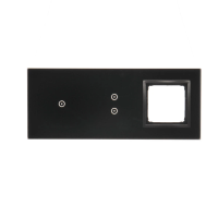 Panel dotykowy S54, 3 moduły, 1 pole dotyk.+2 pola dotyk. pion+1 otwór na osprzęt, zastygła lawa | DSTR3130/73 Kontakt Simon