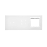 Panel dotykowy S54, 3 moduły, 2 pola dotyk. poziom+4 pola dotyk.+1 otwór na osprzęt S54, biała perła | DSTR3240/70 Kontakt Simon