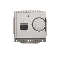 Regulator temperatury z czujnikiem wewnętrznym, 16A, 230V, srebrny mat BMRT10W.02/43 Simon Basic | BMRT10W.02/43 Kontakt Simon