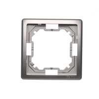 Ramka pojedyncza uniwersalna stal stal inox BMR1/21 Simon Basic | BMR1/21 Kontakt Simon