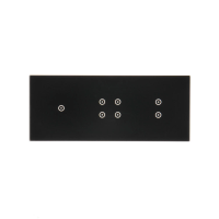 Panel dotykowy S54, 3 moduły, 1 pole dotyk.+4 pole dotyk.+2 pola dotyk. pion, zastygła lawa | DSTR3143/73 Kontakt Simon