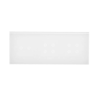 Panel dotykowy S54, 3 moduły, 2 pola dotyk. poziom+4 pola dotyk.+4 pola dotyk., biała perła | DSTR3244/70 Kontakt Simon