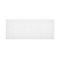 Panel dotykowy S54, 3 moduły, 2 pola dotyk. pion+2 pole dotyk. poziom+2 pola dotyk.pion, biała perła | DSTR3323/70 Kontakt Simon