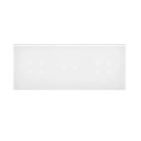 Panel dotykowy S54, 3 moduły, 4 pola dotyk.+2 pola dotyk. poziom+4 pola dotyk., biała perła | DSTR3424/70 Kontakt Simon