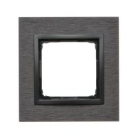 Ramka 1-krotna Nature-Metal, INOX DARK, IP20/IP44 | DRN1/83 Kontakt Simon