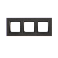 Ramka 3-krotna Nature-Metal, INOX DARK, IP20/IP44 | DRN3/83 Kontakt Simon