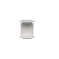 Zaślepka otworu wtyku RJ45/RJ12 do pokrywy gniazda teleinformatycznego, Aluminium mat Simon 55 | BWB/143 Kontakt Simon
