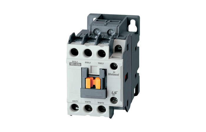 Stycznik mocy 12A, 3P, 5,5kW, 230V AC, 1NO 1NC, zaciski śrubowe, MC-12B | MC-12B 230VAC 1A1B Aniro