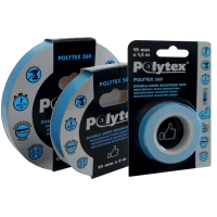 Taśma dwustronnie przylepna POLYTEX 560 19mmx10m piankowa, montażowa gr.1,1mm biała | PB-5601105-0019010 Anticor