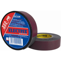 Taśma izolacyjna ELECTRIX 222-PIB 25mmx7,5m samowulkanizująca,elastyczna,samogasnąca,wop czarna | PE-222PIB0-0025007 Anticor