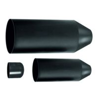 Kapturek termokurczliwy na końce kabli, KTK 10/4 czarny (100szt) | WKKK11014000048C0 Radpol