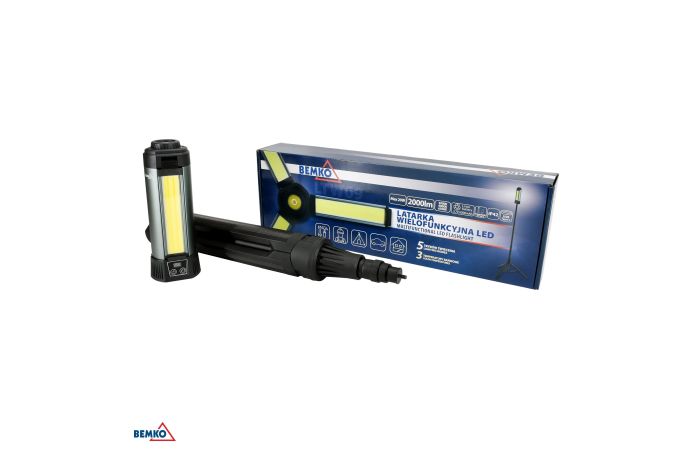 Latarka wielofunkcyjna  LED 6000mAh IP42 | C49-LTW09 Bemko