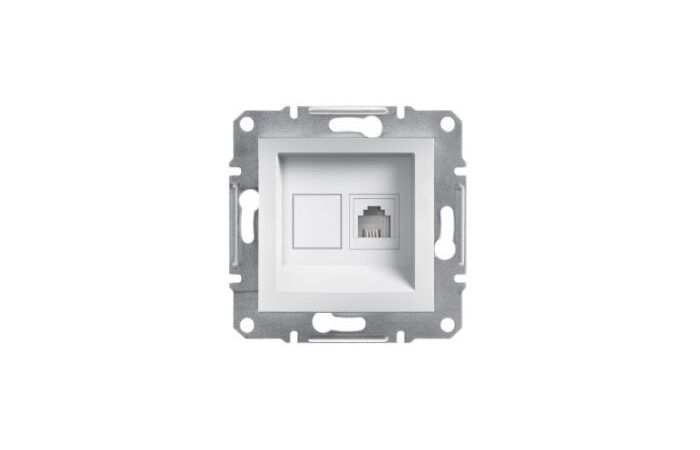 Gniazdo telefoniczne 1xRJ11 bez ramki białe, Asfora | EPH4100721 Schneider Electric