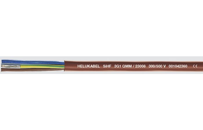 Przewód silikonowy HELUTHERM SiHF 3x0,75 300/500V KRĄŻEK | 23002 Helukabel