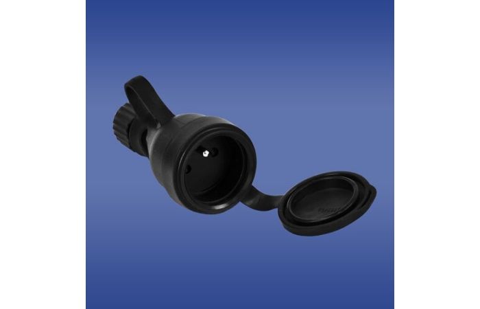Gniazdo gumowe FGG, czarne | 51.226 Elektro-Plast Opatówek