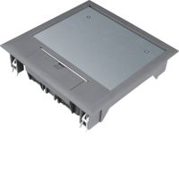 Pokrywa uchylna VQ06 200x200 wykładzina 5mm stal szary PA, Tehalit.VE-EE | VQ06057011 Hager