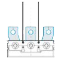 Przyłącze rozszerzające do wyłączników kompaktowych LS Electric serii TS400/630 4P,52,5mm | SP34A Aniro
