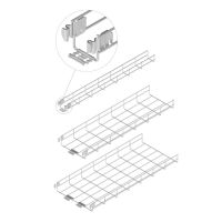 Korytko siatkowe zgrzewane z drutu galwanicznego KSG200H60/3, gr.blachy (3m) | 960240 Baks