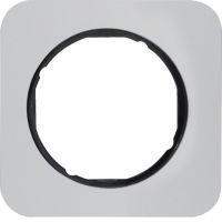 Ramka pojedyncza, alu/czarny, R.1 | 10112184 Hager