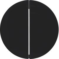 Klawisze do łącznika 2-klawiszowego, czarny, połysk, R.1/R.3 | 16232045 Hager