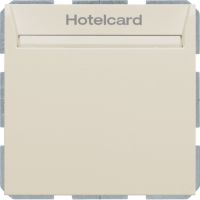Łącznik przekaźnikowy na kartę hotelową, kremowy, połysk, B.Kwadrat | 16408992 Hager