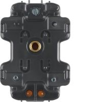 Wkładka jarzeniowa LED seryjna ze stykiem neutralnym, mechanizm, czarny | 1680 Hager