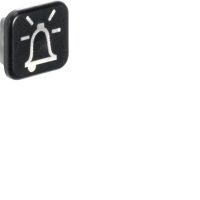 Soczewka z nadrukiem symbolu "dzwonek" - zestaw 10szt., W.1 | 18223502 Hager