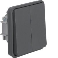 Moduł łącznika świecznikowego wspólne zaciski wejściowe, IP55, szary, W.1 | 30553515 Hager