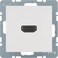 Gniazdo HDMI, biały, połysk, B.x/S.1 | 3315428989 Hager