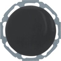 Gniazdo Schuko z pokrywą, samozaciski, czarny, połysk, R.classic | 47442045 Hager