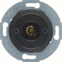 Łącznik i sygnalizator świetlny E10 z elementem centralnym, czarny, Serie 1930/Glas | 510401 Hager