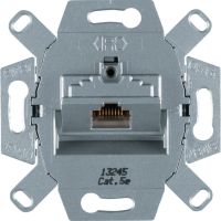 Mechanizm gniazda komputerowego UAE 1-kr (RJ45), ekranowane kat. 5e, One.platform | 534554 Hager