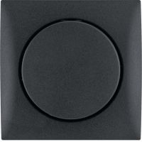 Potencjometr elektroniczny, obrotowy 1-10 V z pokrętłem regulacyjnym, antracyt, mat, Integro Flow | 928912505 Hager