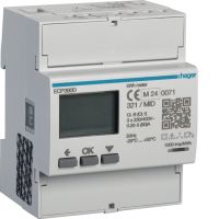 Licznik energii elektrycznej 3-fazowy, 80A 4M, wyjście imp., MID, Agardio.measure | ECP380D Hager