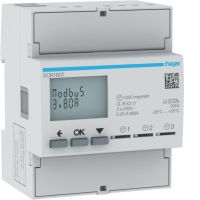 Licznik energii elektrycznej 1-fazowy, 3x80A 4M, Modbus, Agardio.measure | ECR180T Hager