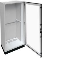 Rozdzielnica stojąca IP55/I 800x1850x400 + cokół 100mm, drzwi transparentne, univers | FR23V1 Hager