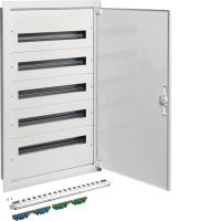 Rozdzielnica modułowa podtynkowa 5x24 IP34, z zaciskami PE/N, FW2 | FW524FT Hager