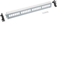 Patch Panel 24M Keystone, bez modułów, szyna TS lub płyta montażowa | FZ24MK Hager