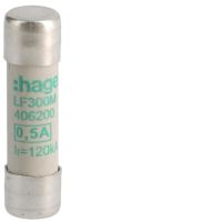 Wkładka bezpiecznikowa cylindryczna CH-10 10x38mm aM 0,5A 500VAC | LF300M Hager