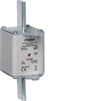 Wkładka bezpiecznikowa nożowa NH3C wskaźnik podwójny uchwyt nieizolowany gG 300A 500VAC | LNH3300M Hager